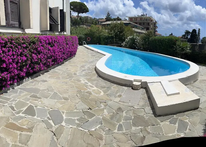 Apartment Welcome Riviera Nautilus 11- Vista Mare-posto Macchina Individuale-only One Car-piscina Condominiale Estiva-attrezzatissimo Rapallo